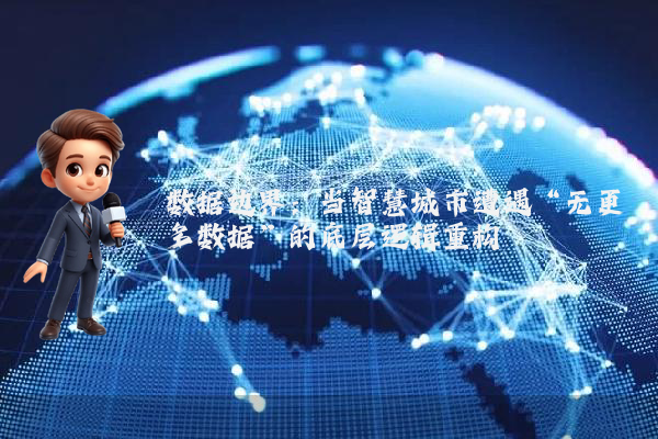 数据边界：当智慧城市遭遇“无更多数据”的底层逻辑重构